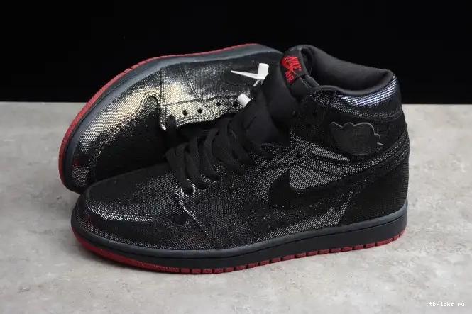 Reps TB Retro Jordan Black High Gym DC7071-001 1 OG Red Air 0617